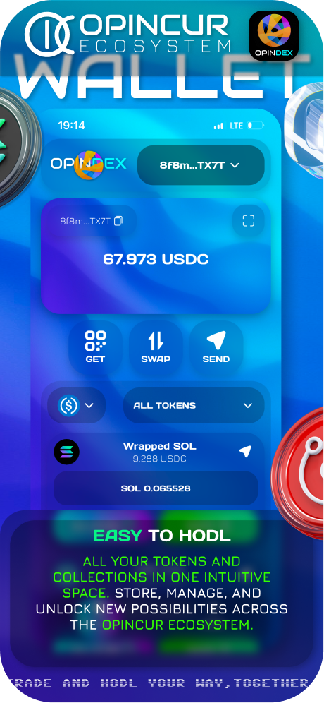 Easy to hodl — OPINDEX wallet